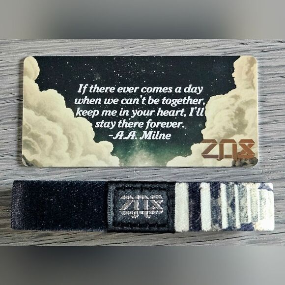 ZOX "STAIRWAY TO HEAVEN" #1299 Remembrance Memorial Collectible Med wristband - Picture 2 of 3